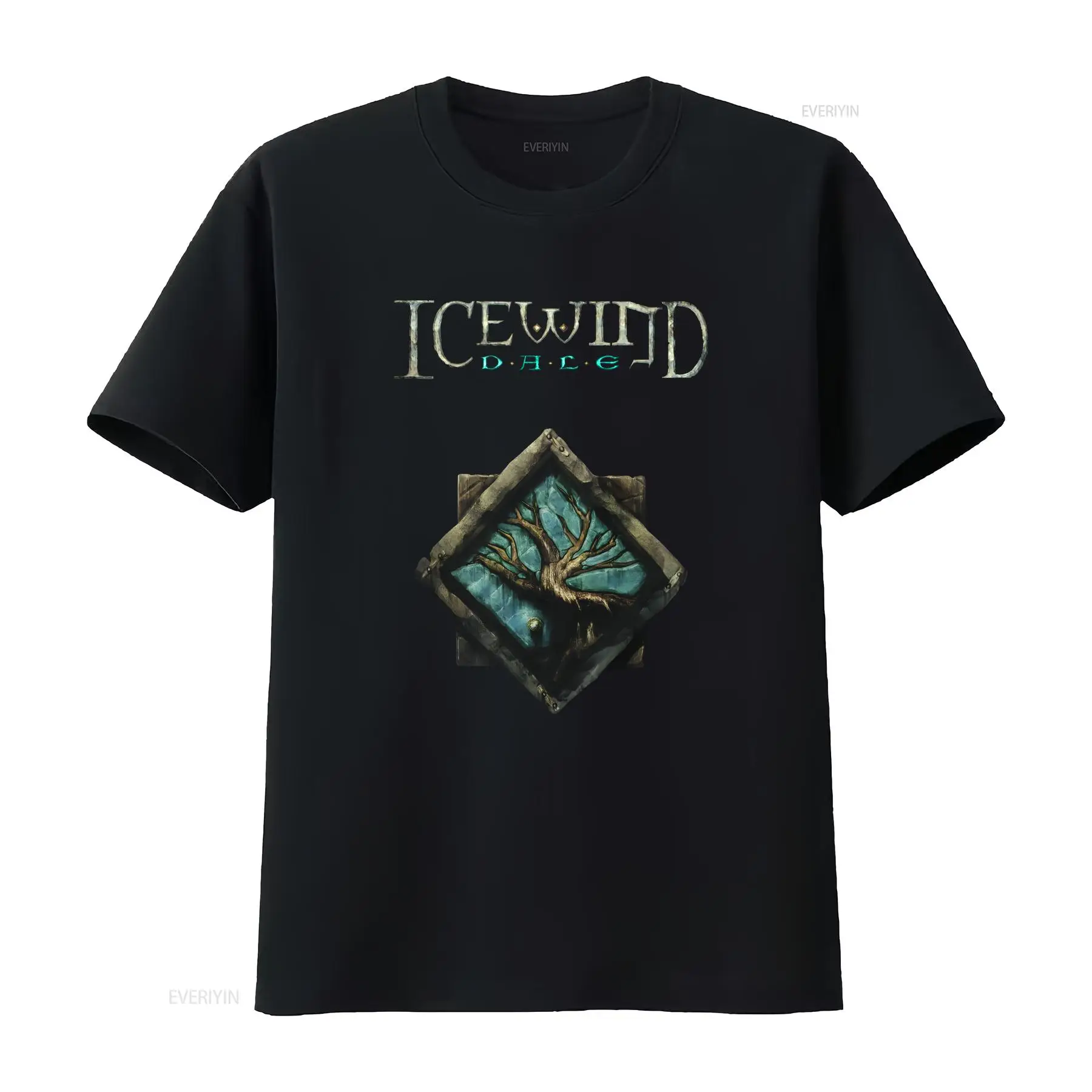 Icewind Dale Logo Classic Vide - Retro Gaming T Shirt recension och pris