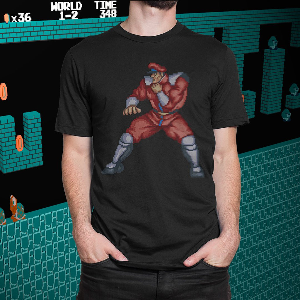 Street Fighter II M. Bison 8bi - Retro Gaming T Shirt recension och pris
