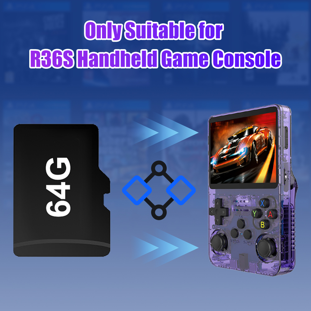 64G Game TF Card for R36S Vide - Retro Gaming N64 recension och pris
