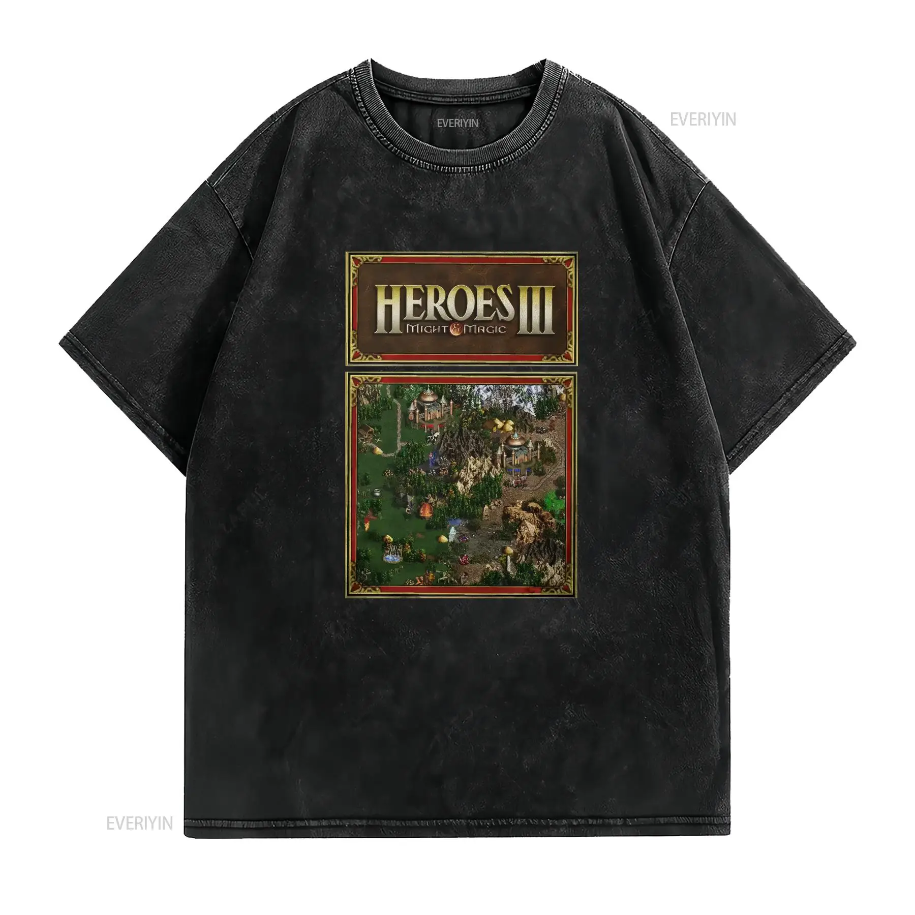 Heroes Map of Might And Magic  - Retro Gaming T Shirt recension och pris